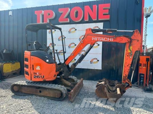 日立建机ZX26U-5A CR à 19 900 € HT, 2019, 法国- 小型挖掘机- Mascus 美国