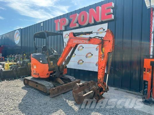 Hitachi ZX26U-5A CR à 19 900 € HT Miniexcavadoras