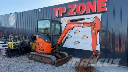 Hitachi ZX26U-5A CR Cabine à 22 500 € HT حفارات صغيرة أقل من 7 طن (حفارات صغيرة)
