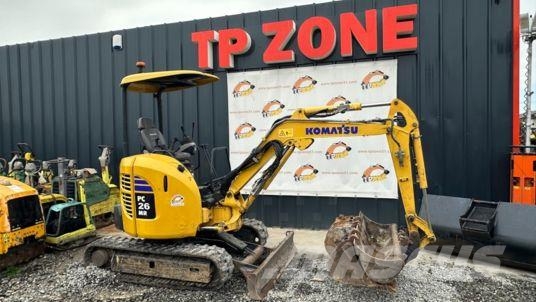 Komatsu PC26MR-3 à 21 500 € HT Miniescavadeiras < 7t (Mini escavadeiras)