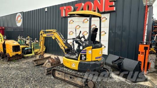 Komatsu PC26MR-3 à 21 500 € HT Miniescavadeiras < 7t (Mini escavadeiras)