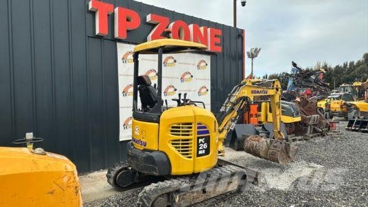 Komatsu PC26MR-3 à 21 500 € HT Miniescavadeiras < 7t (Mini escavadeiras)