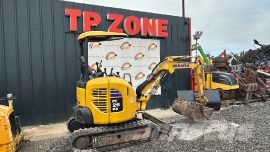 Komatsu PC26MR-3 à 21 500 € HT Miniescavadeiras < 7t (Mini escavadeiras)