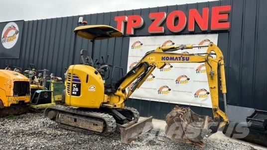 Komatsu PC26MR-3 à 21 500 € HT Miniescavadeiras < 7t (Mini escavadeiras)