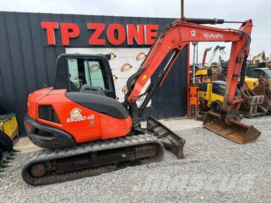 Kubota KX080-4A à 37 500 € HT Rupsgraafmachines