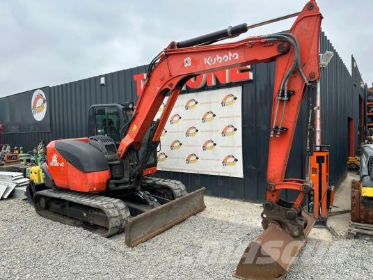 Kubota KX080-4A à 37 500 € HT Rupsgraafmachines