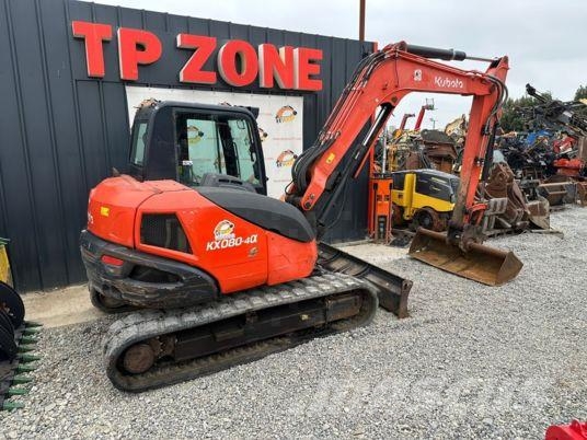 Kubota KX080-4A à 37 500 € HT Rupsgraafmachines