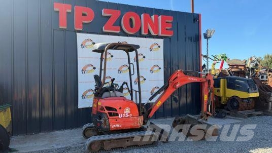 Kubota U15-3 à 15 900 € HT Minigraafmachines < 7t