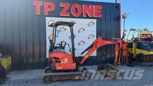 Kubota U15-3 à 15 900 € HT Minigraafmachines < 7t