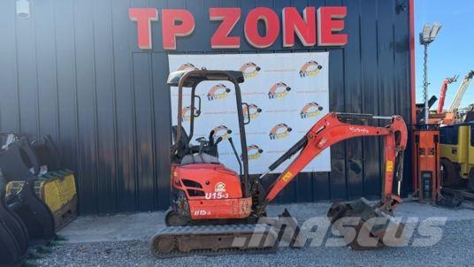 Kubota U15-3 à 15 900 € HT Minigraafmachines < 7t