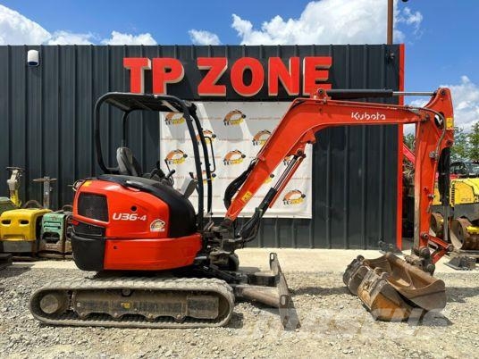 Kubota U36-4 à 25500 € HT Мини-экскаваторы