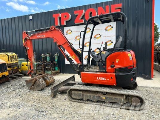 Kubota U36-4 à 25500 € HT Мини-экскаваторы