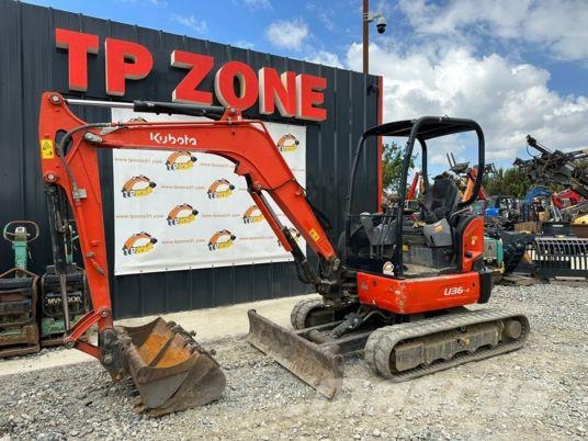 Kubota U36-4 à 25500 € HT Мини-экскаваторы