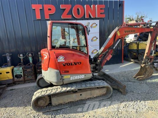 Volvo ECR50 D à 24900 euros HT Mini pelle < 7t