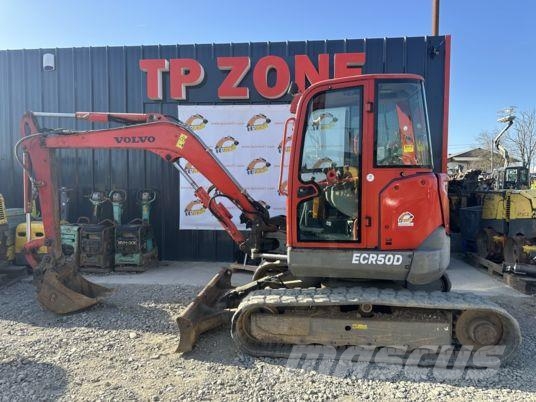 Volvo ECR50 D à 24900 euros HT Mini pelle < 7t