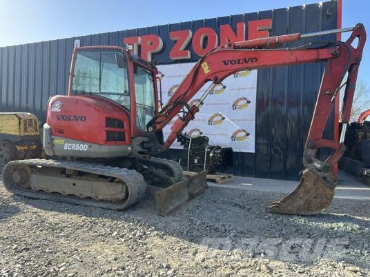 Volvo ECR50 D à 24900 euros HT Mini pelle < 7t