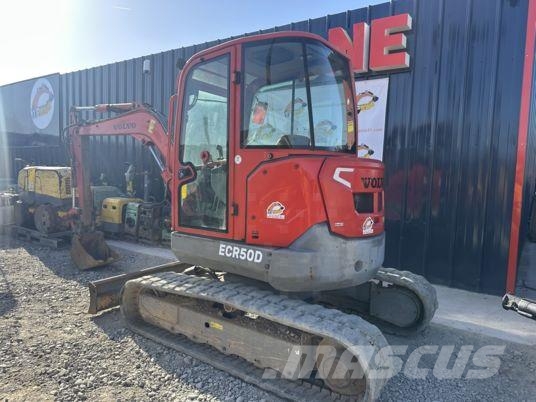 Volvo ECR50 D à 24900 euros HT Mini pelle < 7t