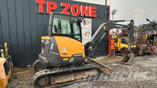Volvo ECR50 D à 31900 euros HT Mini pelle < 7t