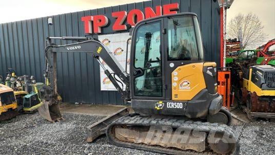 Volvo ECR50 D à 31900 euros HT Mini pelle < 7t
