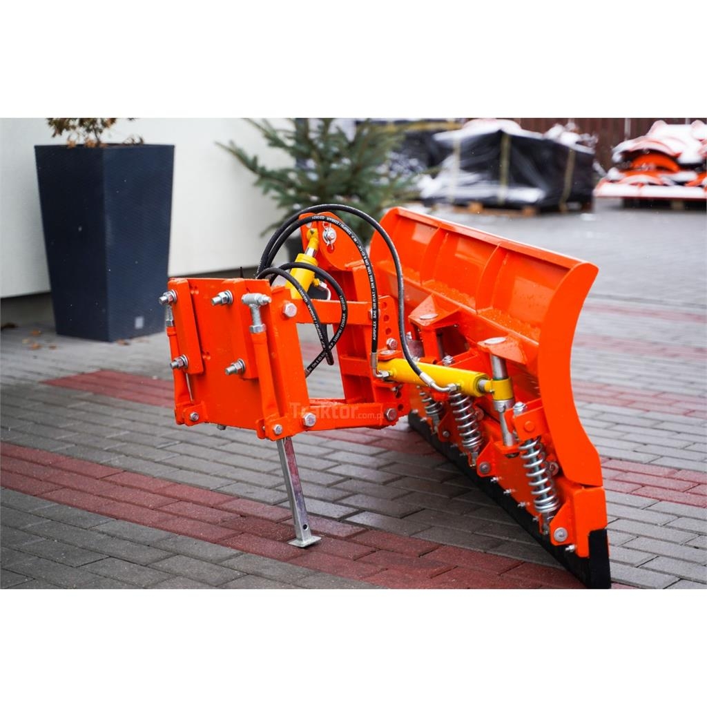 4Farmer Pług do śniegu prosty 180 cm, hydrauliczny, z płyt Sneeuwschuivers en -ploegen