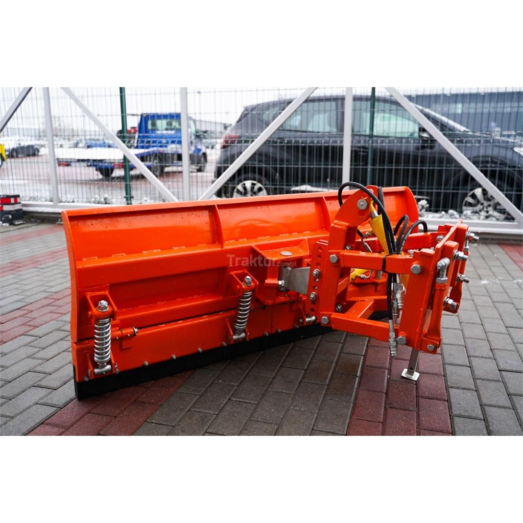4Farmer Pług do śniegu prosty 180 cm, hydrauliczny, z płyt Sneeuwschuivers en -ploegen