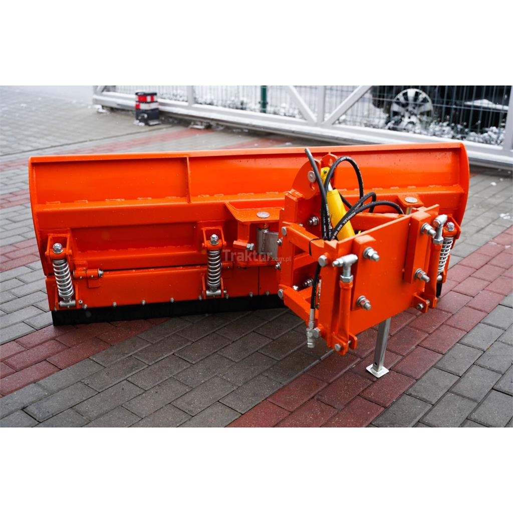 4Farmer Pług do śniegu prosty 180 cm, hydrauliczny, z płyt Sneeuwschuivers en -ploegen