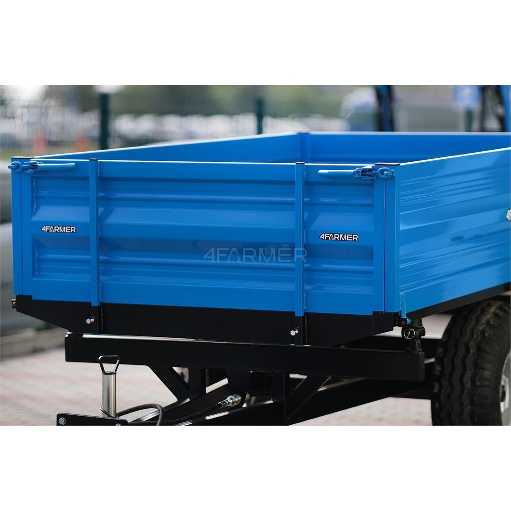 4Farmer Przyczepa rolnicza jednoosiowa 2.5T z kiprem 4FARM General purpose trailers