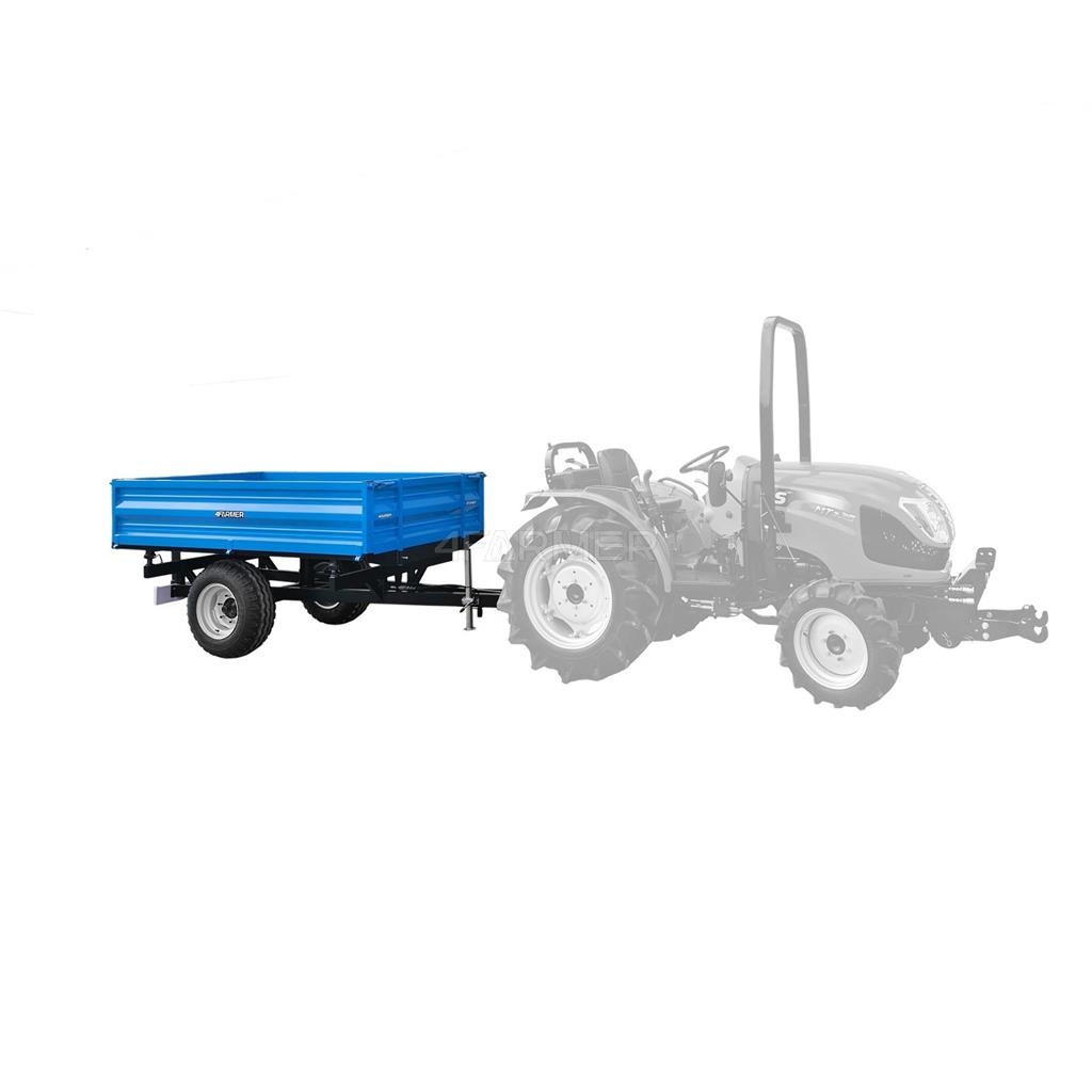 4Farmer Przyczepa rolnicza jednoosiowa 2.5T z kiprem 4FARM General purpose trailers