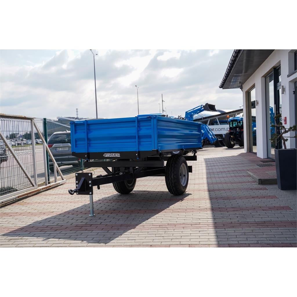 4Farmer Przyczepa rolnicza jednoosiowa 2.5T z kiprem 4FARM General purpose trailers