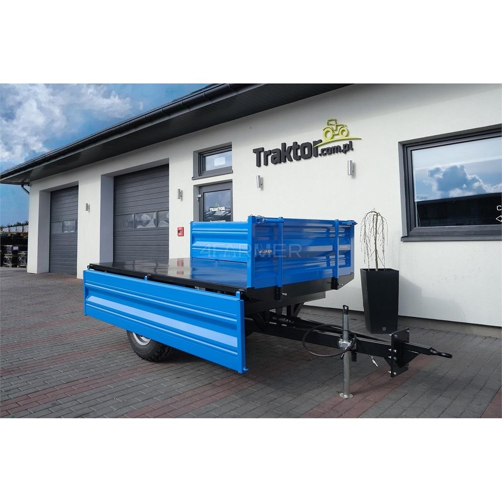 4Farmer Przyczepa rolnicza jednoosiowa 2.5T z kiprem 4FARM General purpose trailers