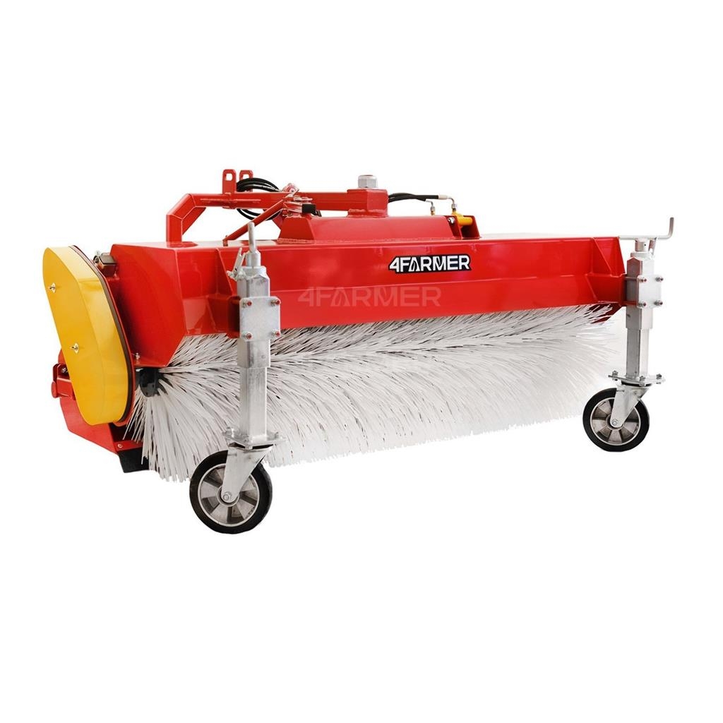 4Farmer Zamiatarka 120 cm do traktora z koszem 4FARMER Sweepers