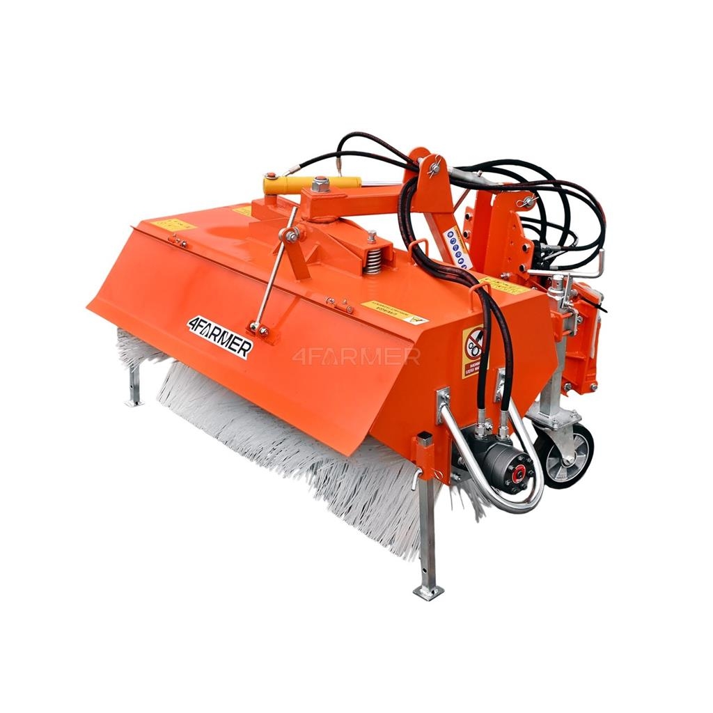 4Farmer Zamiatarka 120 cm do traktora z wkładem spiralnym Sweepers