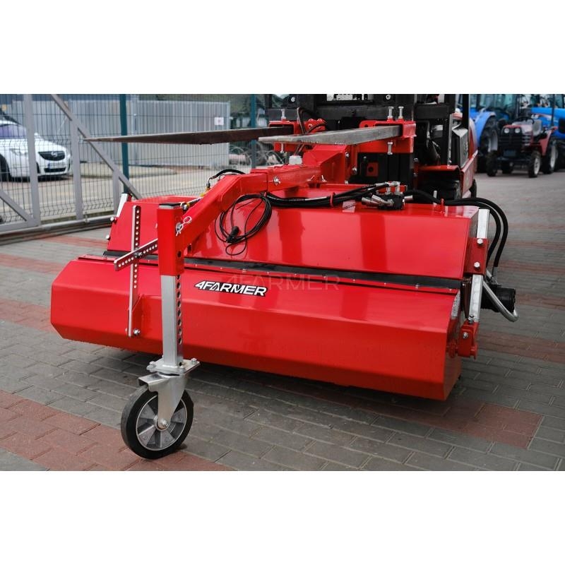 4Farmer Zamiatarka 150 cm do wózka widłowego / do koparko- Lakaisukoneet