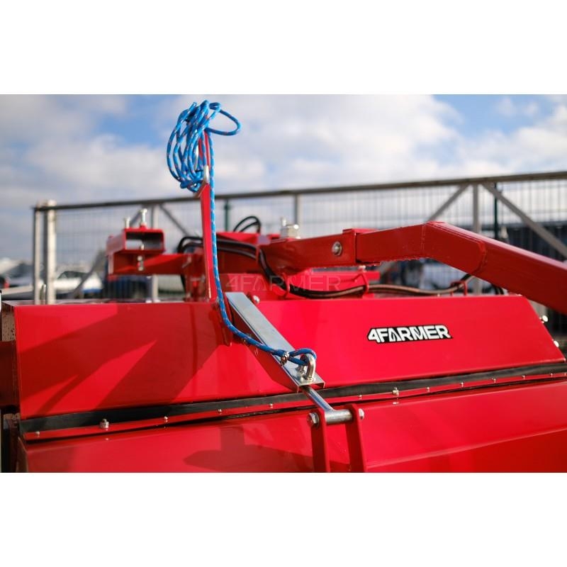 4Farmer Zamiatarka 150 cm do wózka widłowego / do koparko- Lakaisukoneet