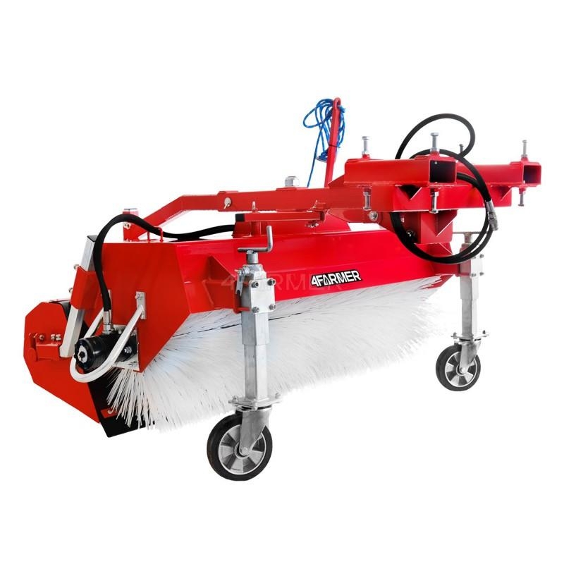 4Farmer Zamiatarka 150 cm do wózka widłowego / do koparko- Lakaisukoneet