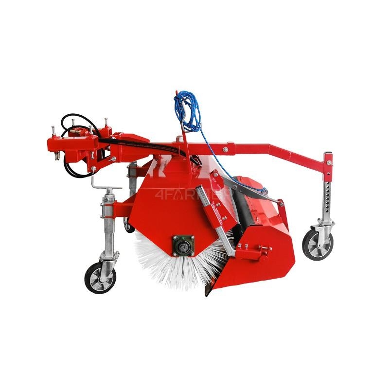 4Farmer Zamiatarka 150 cm do wózka widłowego / do koparko- Lakaisukoneet