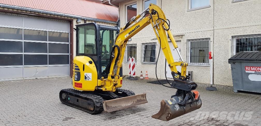 Komatsu PC26MR-3 K حفارات صغيرة أقل من 7 طن (حفارات صغيرة)