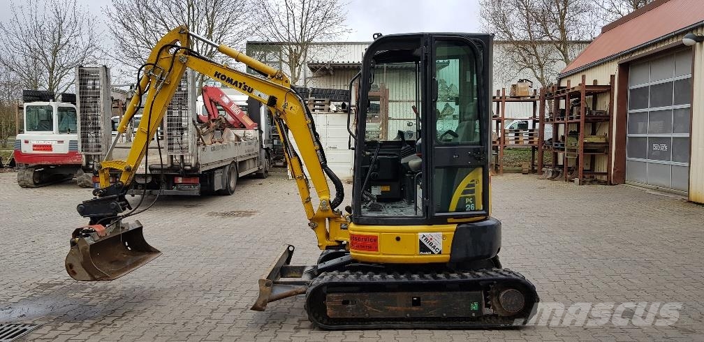 Komatsu PC26MR-3 K حفارات صغيرة أقل من 7 طن (حفارات صغيرة)
