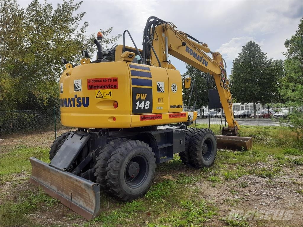 Komatsu PW148-10 حفارات بعجل