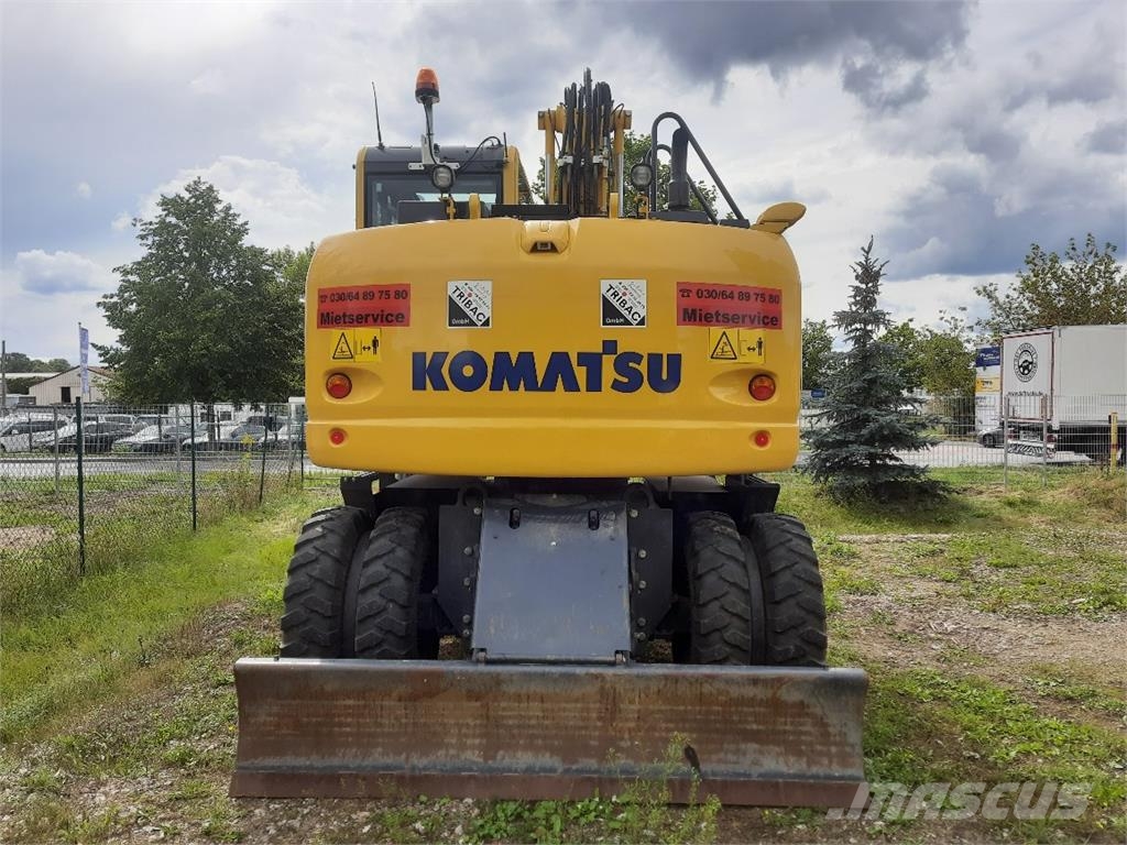 Komatsu PW148-10 حفارات بعجل