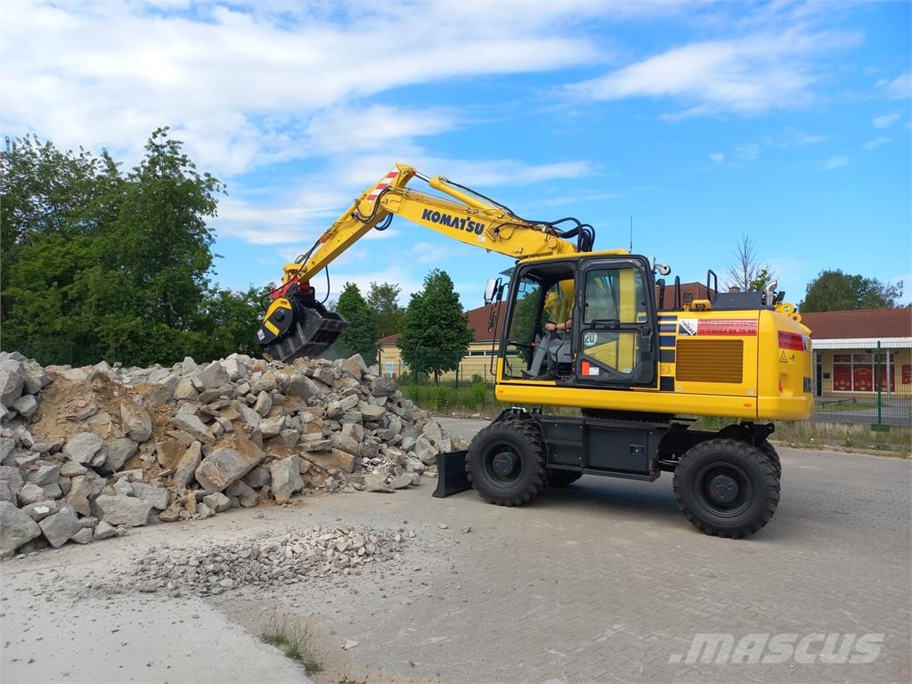 Komatsu PW160-11 حفارات بعجل