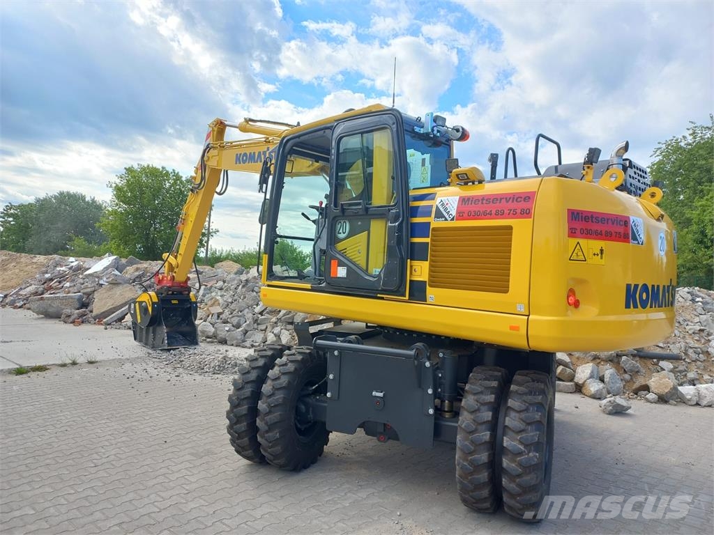 Komatsu PW160-11 حفارات بعجل