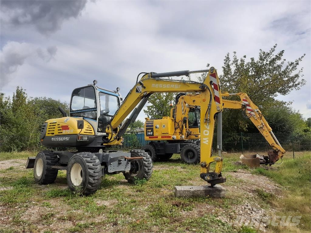 Messersi M-70W Lastik tekerli ekskavatörler