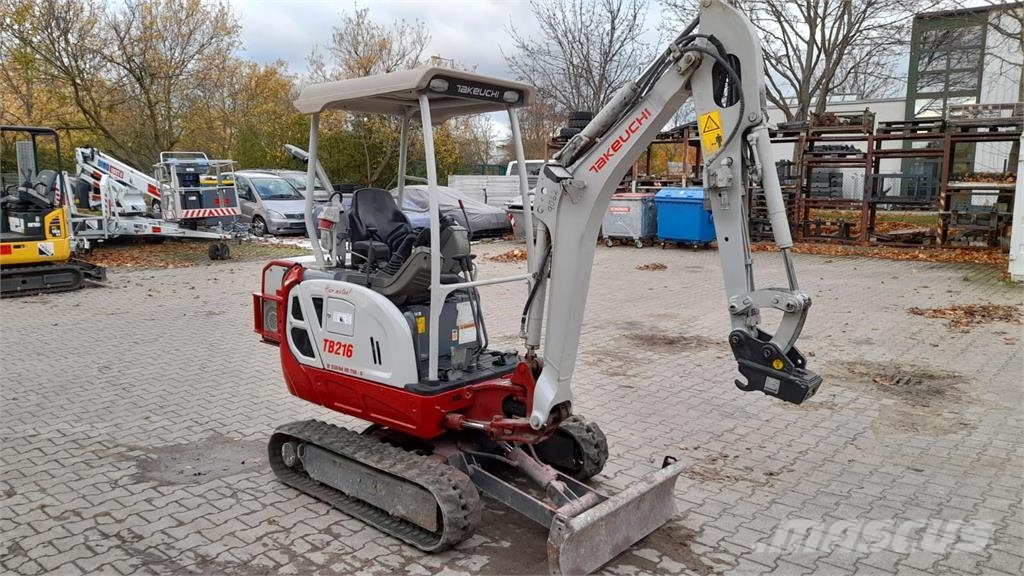 Takeuchi TB216H Roomikekskavaatorid