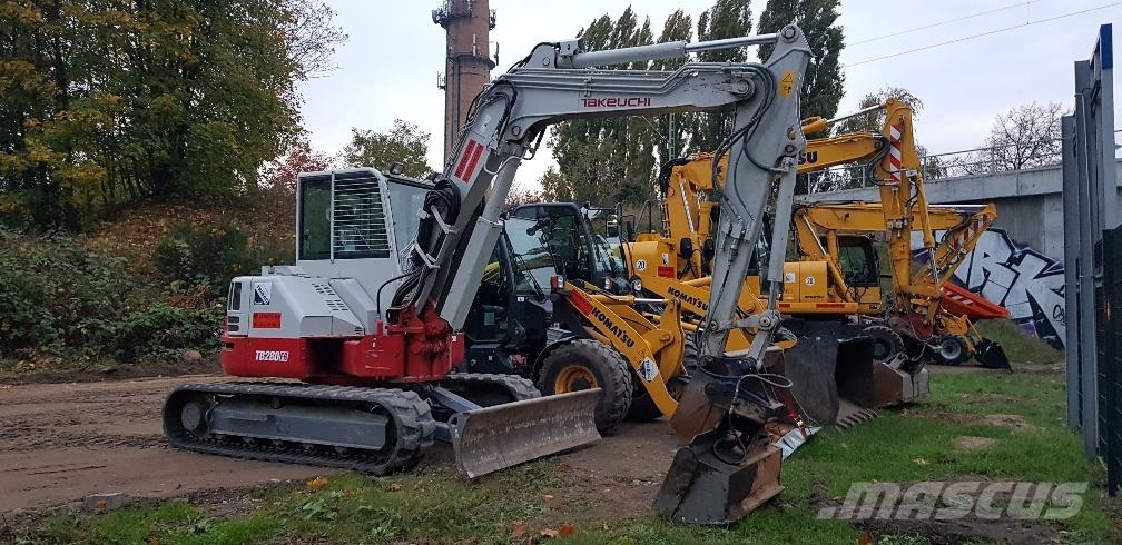 Takeuchi TB280FR Roomikekskavaatorid