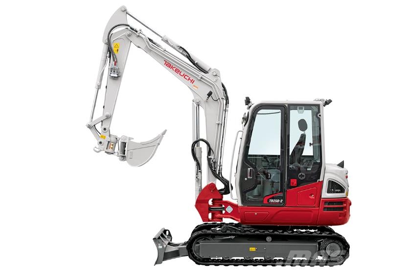Takeuchi TB250-2 Escavadoras Midi 7t - 12t