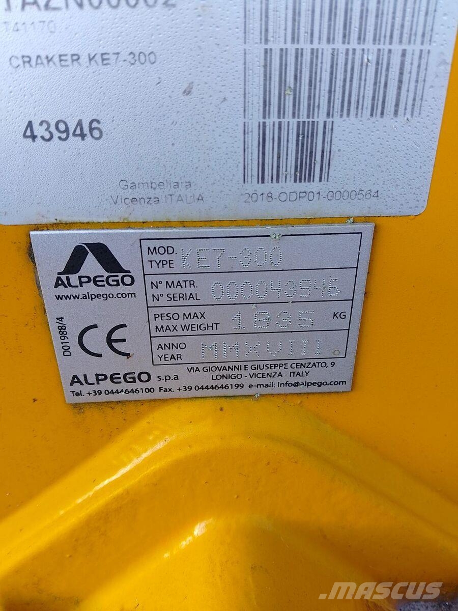 Alpego Глибокорозпушувач Alpego KЕ 7-300 (2018) Podrivači