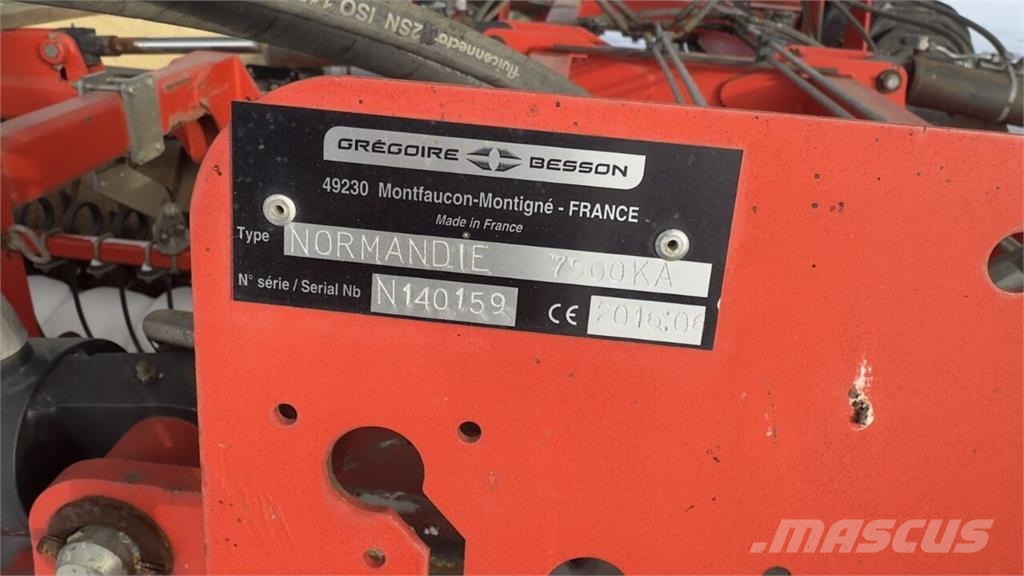 Gregoire Дискова борона Gregoire Besson Normandie 7500 KA ( Kiekkomultaimet ja lautasäkeet