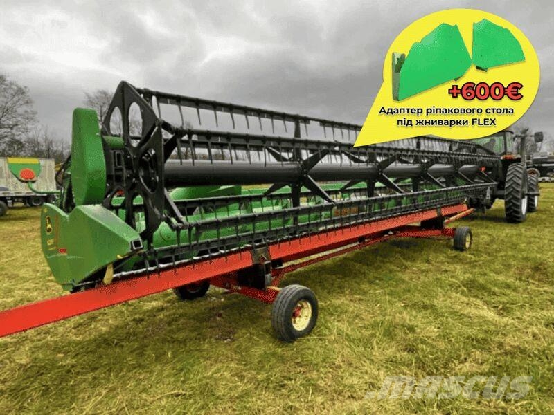 John Deere 625F Erntevorsätze