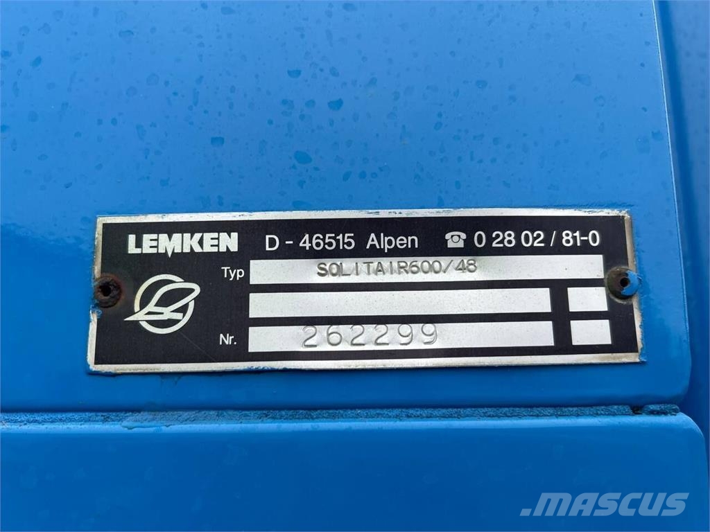 Lemken Сівалка Lemken Solitair 9/600/48 (2008) Сівалки